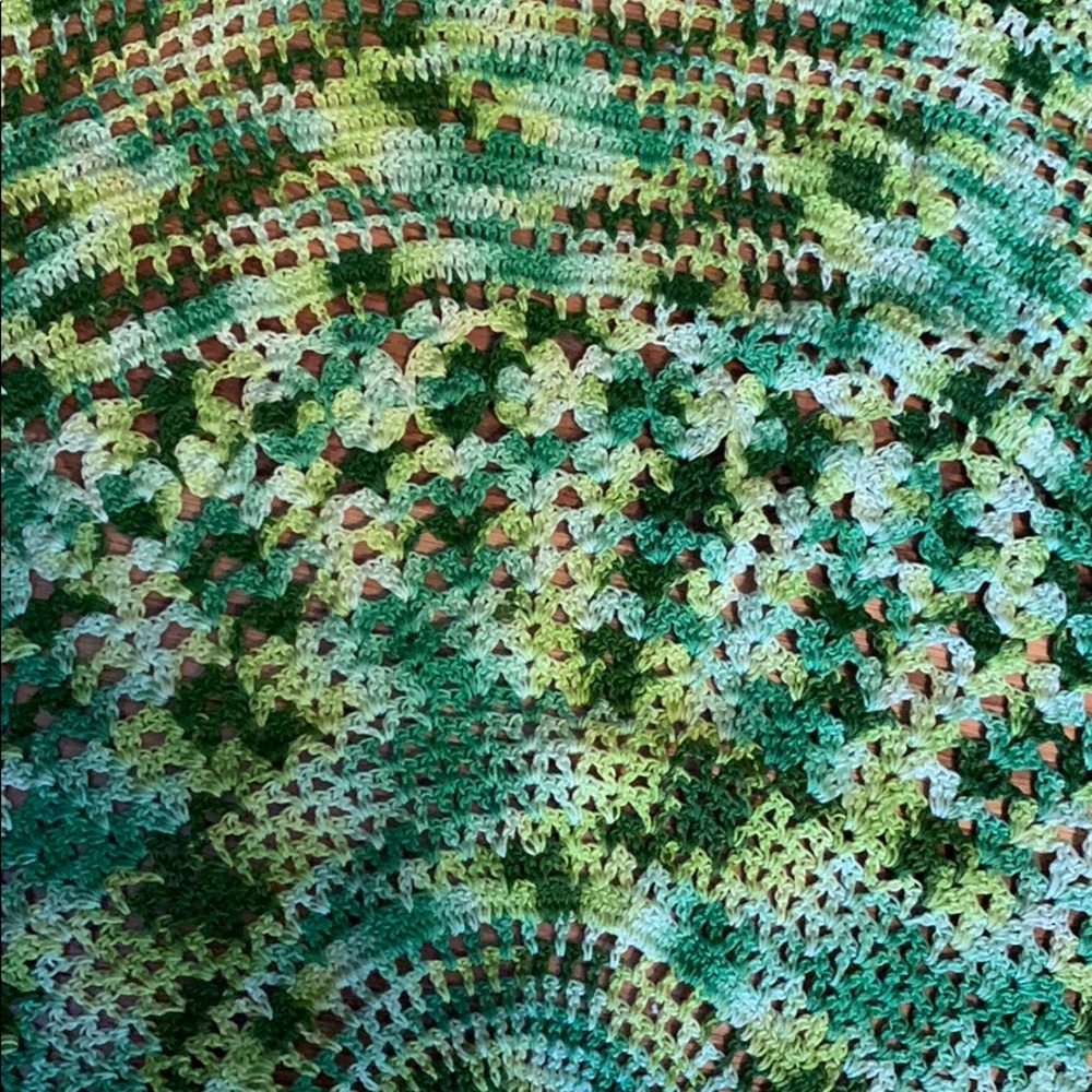 Hand Crocheted Table Cloth - Picture 3 of 5